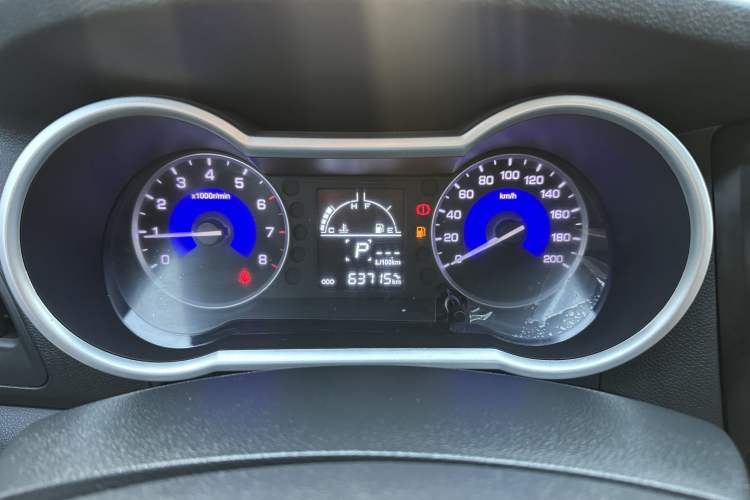 Used Dongfeng Aeolus AX3 2016 1.5L Automatic Zunku Model Odometer Close Up