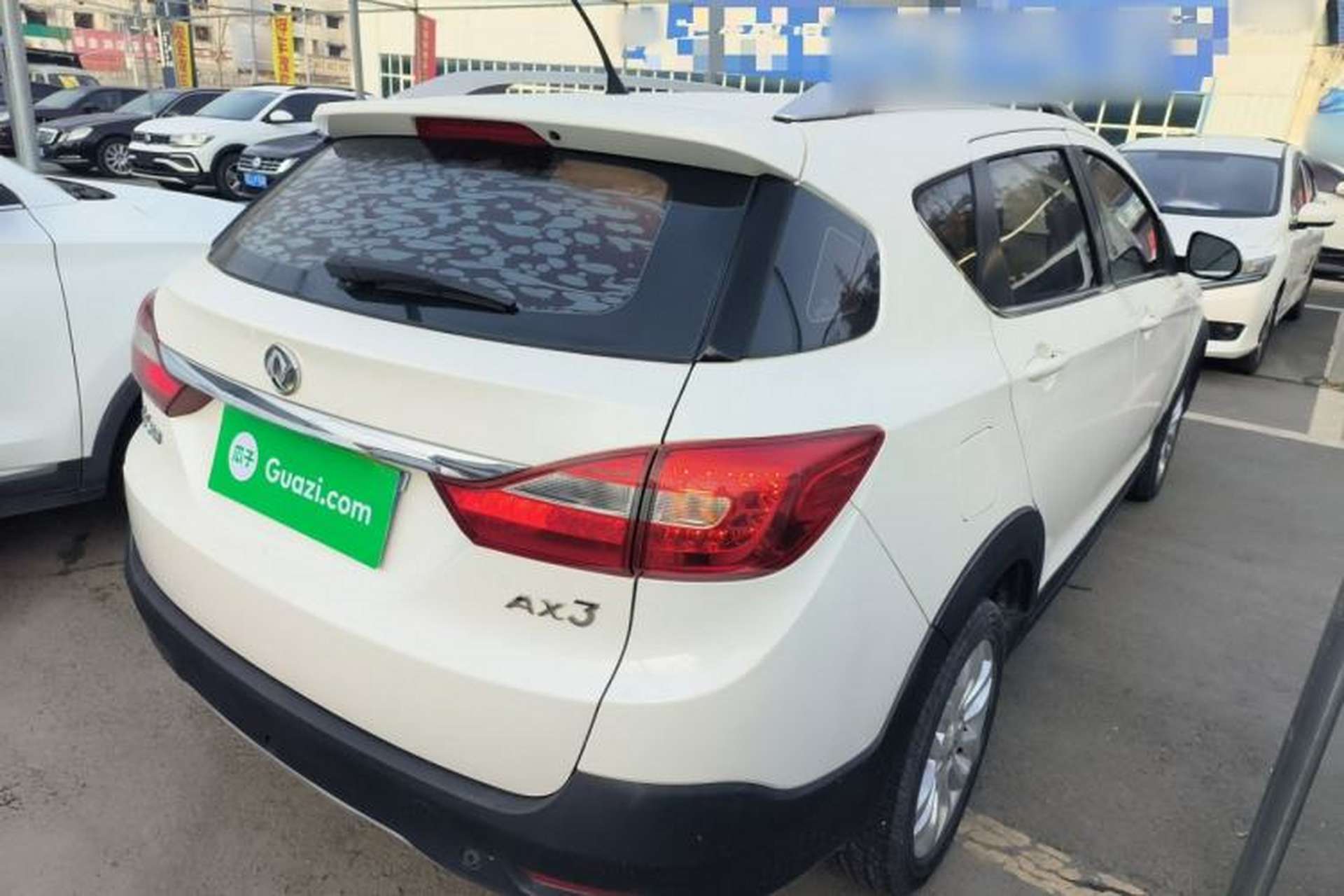 Used Dongfeng Aeolus AX3 2016 1.5L Manual Shangkue Model Rear Right 45 Deg