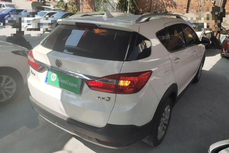 Used Dongfeng Aeolus AX3 2016 1.5L Manual ZhiKu Model Rear Right 45 Deg