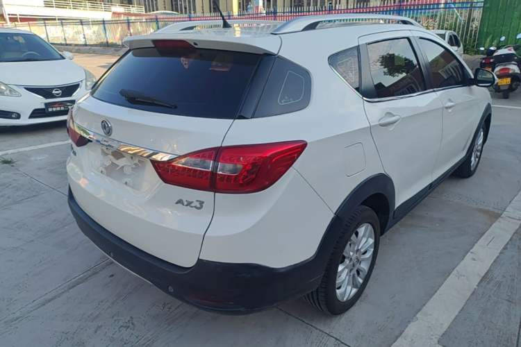 Used Dongfeng Aeolus AX3 2016 1.5L Manual ZhiKu Model Rear Right 45 Deg