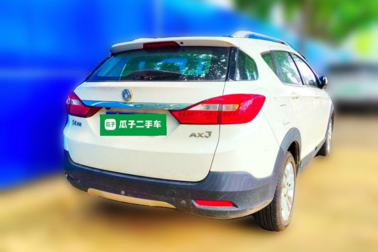 Used Dongfeng Aeolus AX3 2016 1.5L Manual ZhiKu Model Rear Right 45 Deg