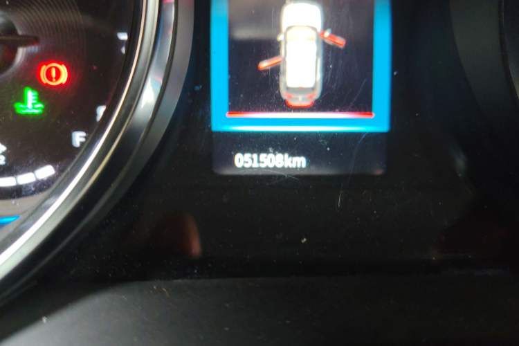 Used Dongfeng Aeolus AX4 2017 1.6L Manual ChaoShang Model Odometer Close Up