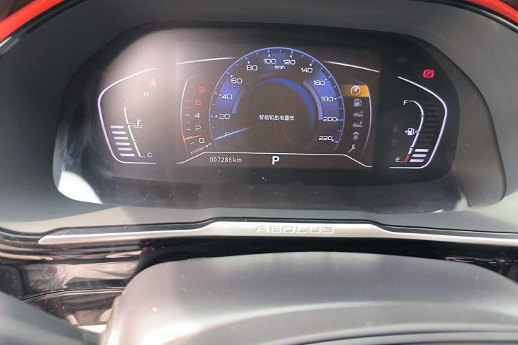 Used Dongfeng Aeolus AX7 2022 Mach Edition 1.5T DCT DF41 Odometer Close Up