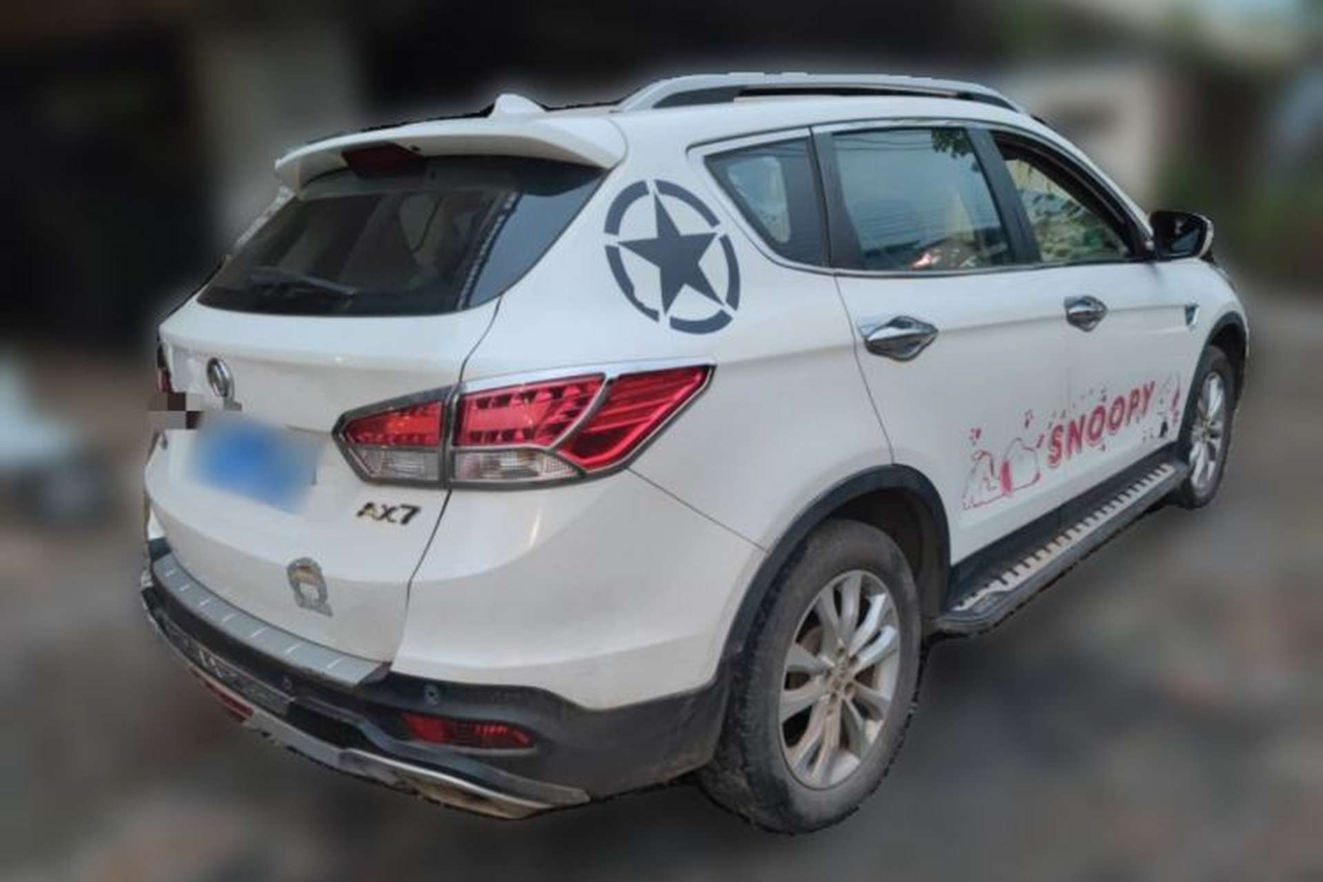 Used Dongfeng Aeolus AX7 2015 2.0L Manual Zhiyi Trim Rear Right 45 Deg