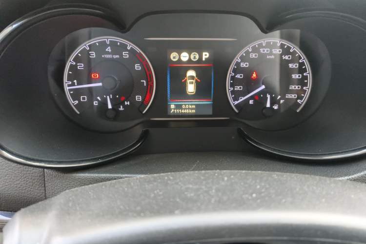Used Dongfeng Aeolus AX7 2018 Classic 1.6T Automatic Luxury Model Odometer Close Up