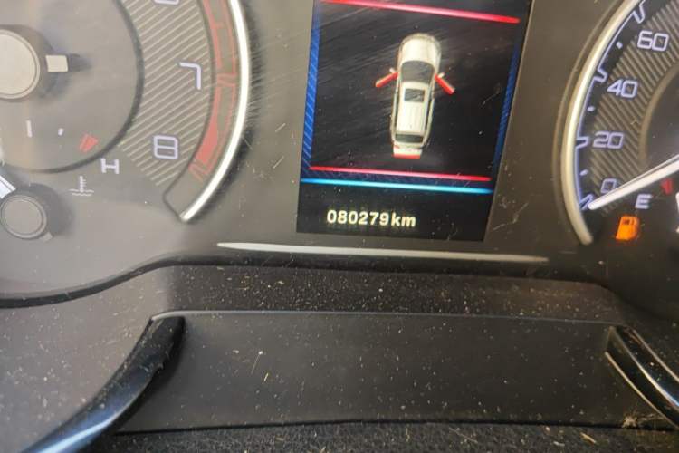 Used Dongfeng Aeolus AX7 2018 1.6T Automatic Luxury Special Edition Odometer Close Up