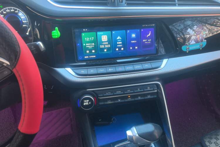 Used Dongfeng Aeolus AX7 2019 1.6T Automatic AI Navigation Model China V Standard Audio And AC Panel
