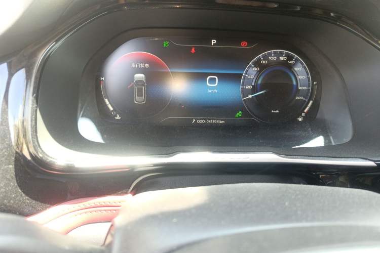 Used Dongfeng Aeolus AX7 2021 PRO 1.6T Automatic Intelligent Driving Edition Odometer Close Up