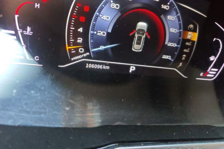 Used Dongfeng Aeolus AX7 2021 PRO 1.6T Automatic Jullang Edition Odometer Close Up