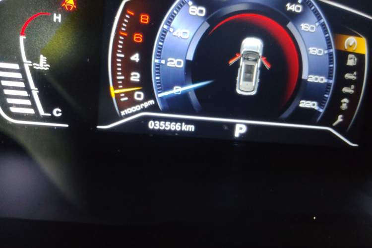 Used Dongfeng Aeolus AX7 2021 PRO 1.6T Automatic Smart Edition Odometer Close Up