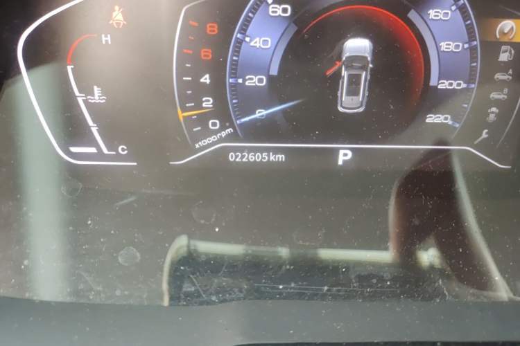 Used Dongfeng Aeolus AX7 2022 Mach Edition 1.5T DCT DF41 Odometer Close Up