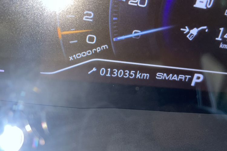 Used Dongfeng Aeolus AX7 2022 Mach Edition 1.5T DCT DF31 Odometer Close Up