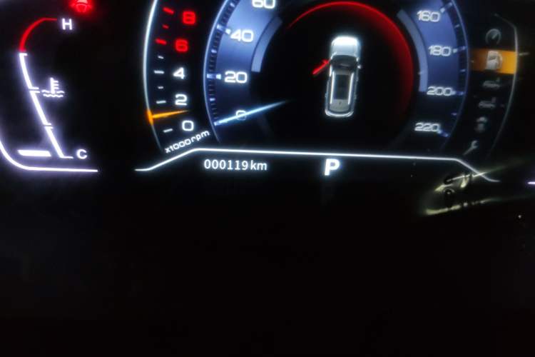 Used Dongfeng Aeolus AX7 2022 Mach Edition 1.5T DCT DF41 Odometer Close Up