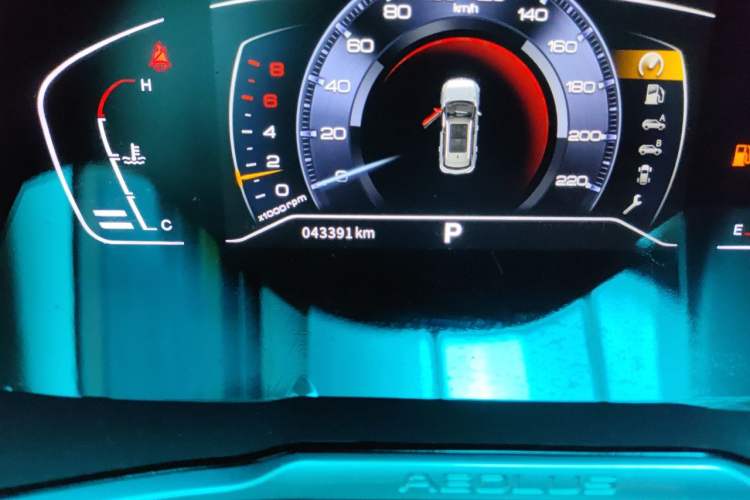 Used Dongfeng Aeolus AX7 2022 Mach Edition 1.5T DCT DF31 Odometer Close Up