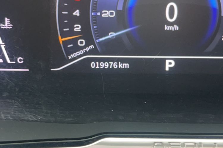 Used Dongfeng Aeolus AX7 2022 Mach Edition 1.5T DCT DF41 Odometer Close Up
