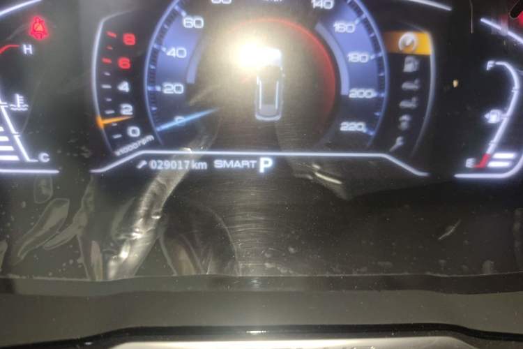 Used Dongfeng Aeolus AX7 2022 Mach Edition 1.5T DCT DF31 Odometer Close Up