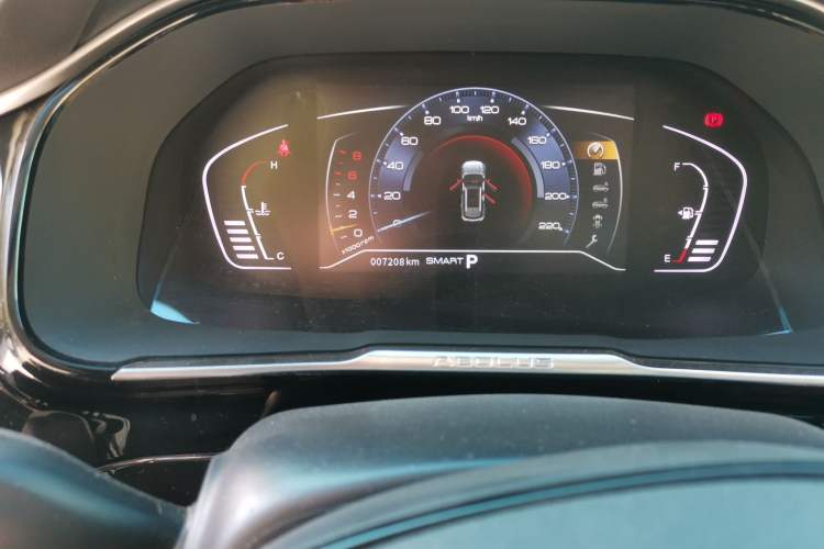 Used Dongfeng Aeolus AX7 2022 Mach Edition 1.5T DCT DF41 Odometer Close Up