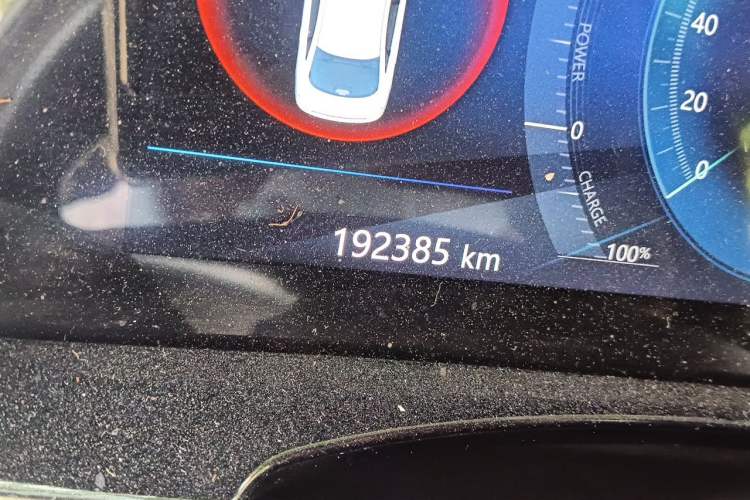 Used Dongfeng Aeolus E70 2020 500 Super Delight Edition Odometer Close Up
