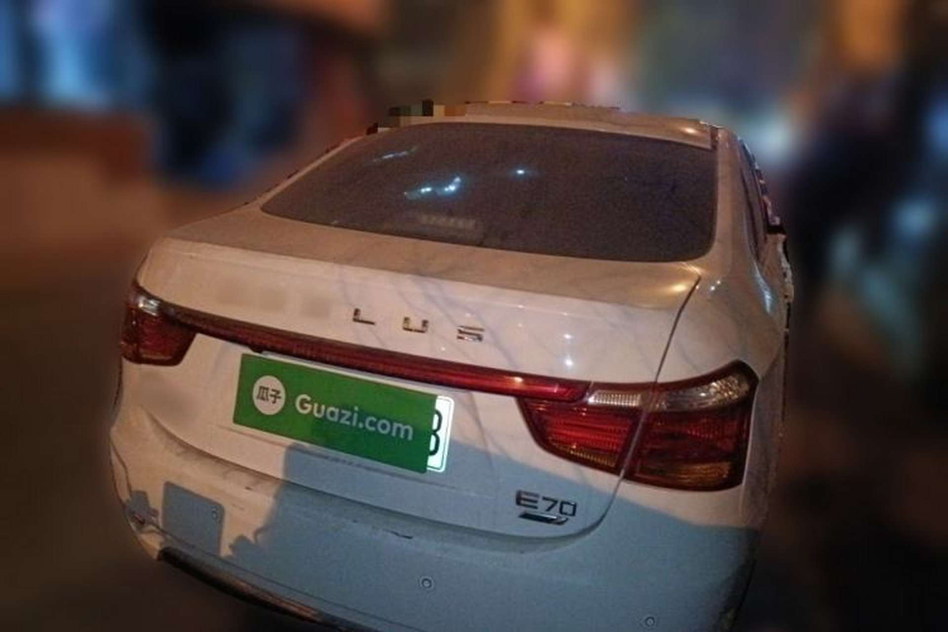 Used Dongfeng Aeolus E70 2020 500 Supreme Edition Rear