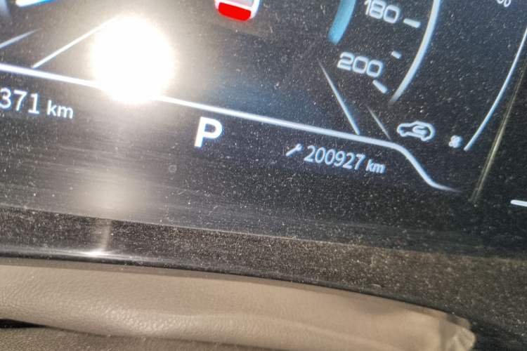 Used Dongfeng Aeolus E70 2021 Revised Version 500 Ultra-Comfort Edition Odometer Close Up