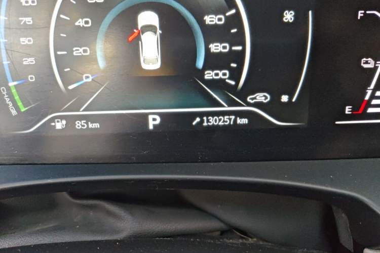 Used Dongfeng Aeolus E70 2021 Revised Version 360H Battery-Swap Edition Odometer Close Up