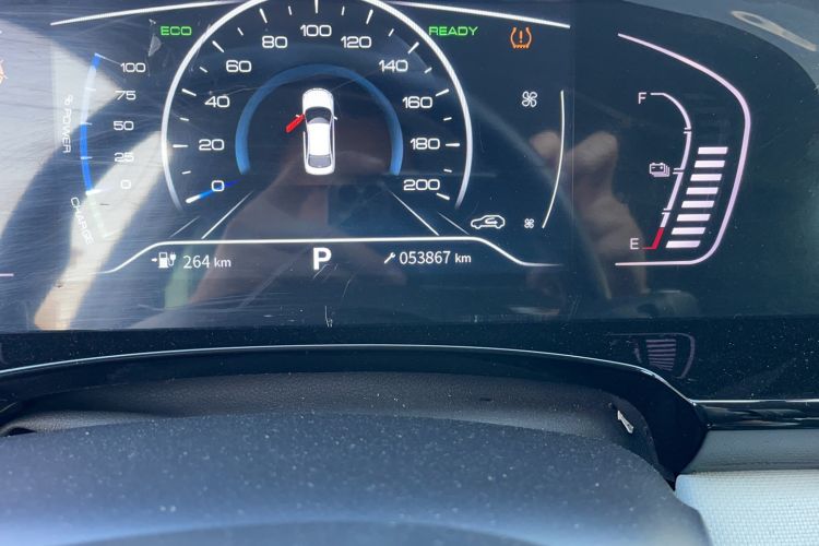 Used Dongfeng Aeolus E70 2021 Revised Version 500 Ultra-Comfort Edition Odometer Close Up