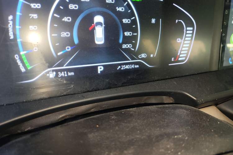 Used Dongfeng Aeolus E70 2021 Revised Version 2 500 Ultra-Comfort Edition Odometer Close Up