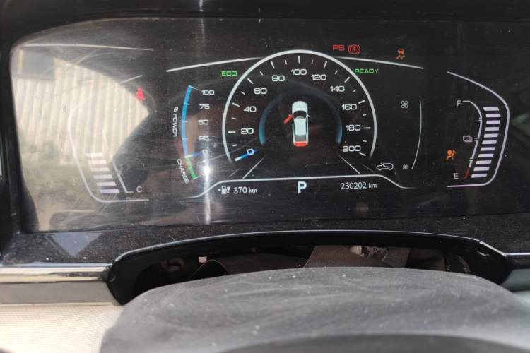 Used Dongfeng Aeolus E70 2021 500 Ultra-Comfort Edition Odometer Close Up
