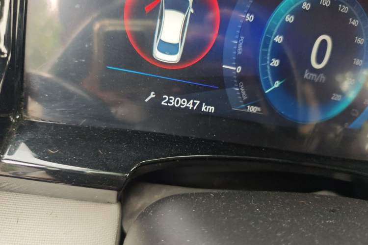 Used Dongfeng Aeolus E70 2021 Revised Version 500 Super Delight Edition Odometer Close Up