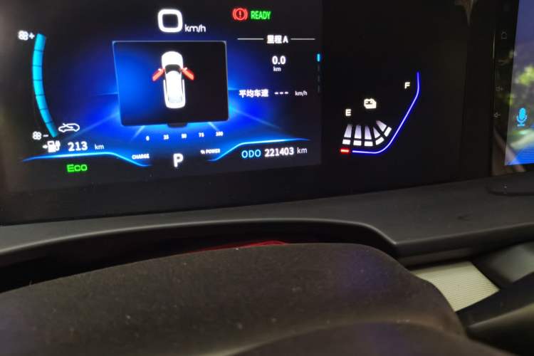 Used Dongfeng Aeolus E70 2021 Revised Version 3 500 Ultra-Comfort Edition Odometer Close Up