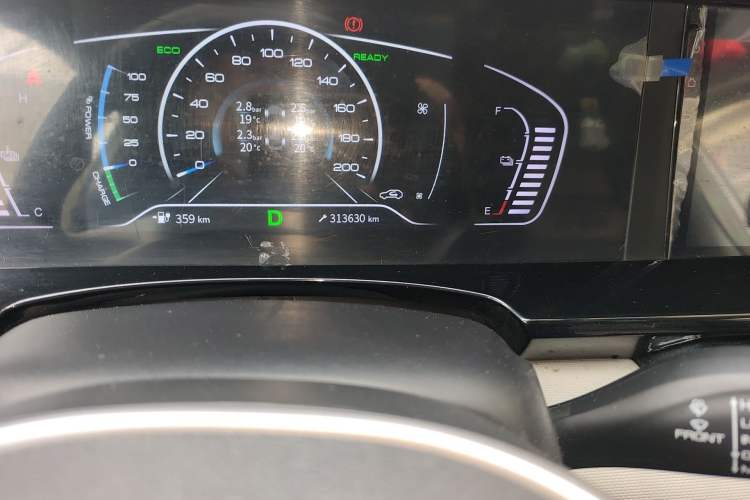 Used Dongfeng Aeolus E70 2021 Revised Version 500 Pro Ultra-Comfort Edition Odometer Close Up