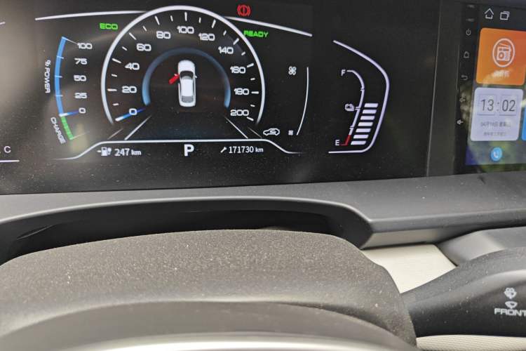 Used Dongfeng Aeolus E70 2021 Revised Version 2 500 Ultra-Comfort Edition Odometer Close Up