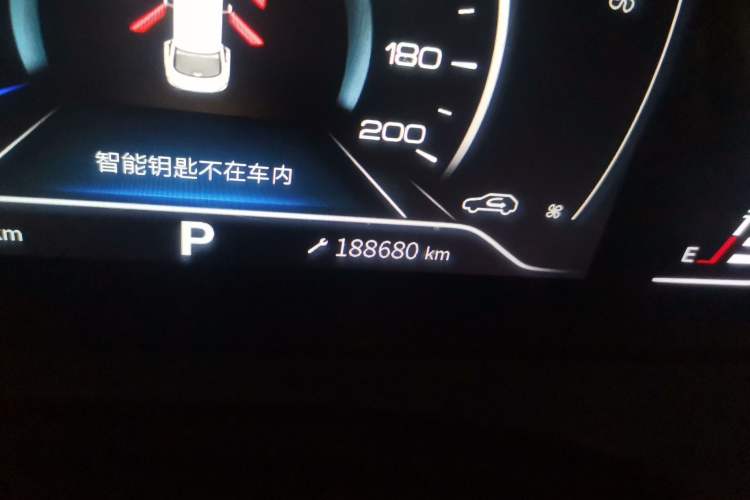 Used Dongfeng Aeolus E70 2021 Revised Version 2 500 Ultra-Comfort Edition Odometer Close Up