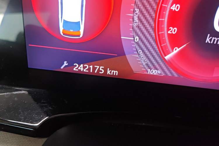 Used Dongfeng Aeolus E70 2021 500 Super Delight Edition Odometer Close Up