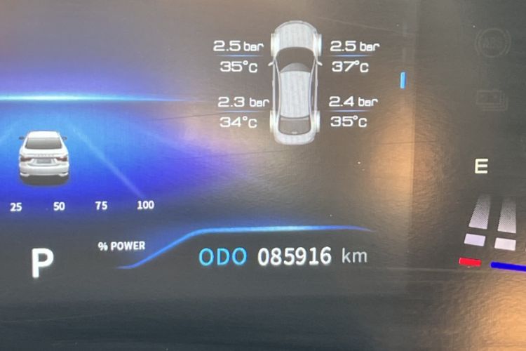 Used Dongfeng Aeolus E70 2021 Revised Version 3 500 Ultra-Comfort Edition Odometer Close Up