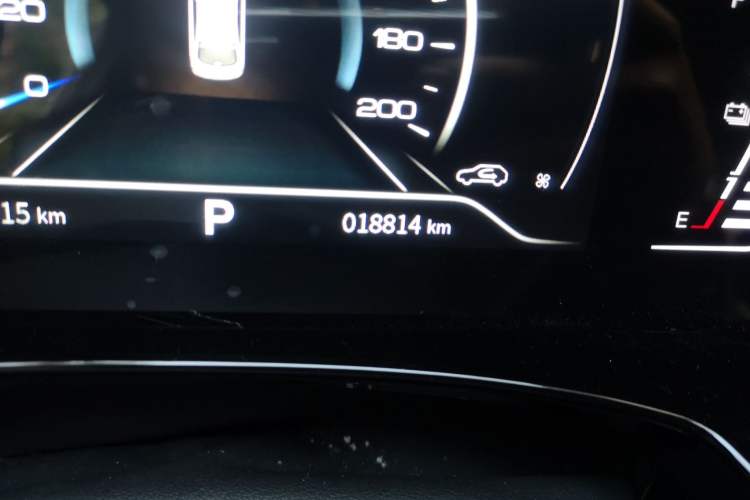 Used Dongfeng Aeolus E70 2021 Revised Version 500 Ultra-Comfort Edition Odometer Close Up