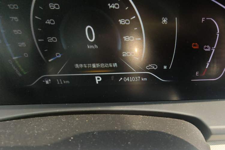 Used Dongfeng Aeolus E70 2021 Revised Version 360H Battery-Swap Edition Odometer Close Up
