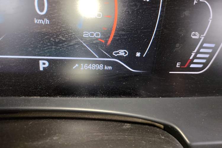 Used Dongfeng Aeolus E70 2021 Revised Version 500 Ultra-Comfort Edition Odometer Close Up