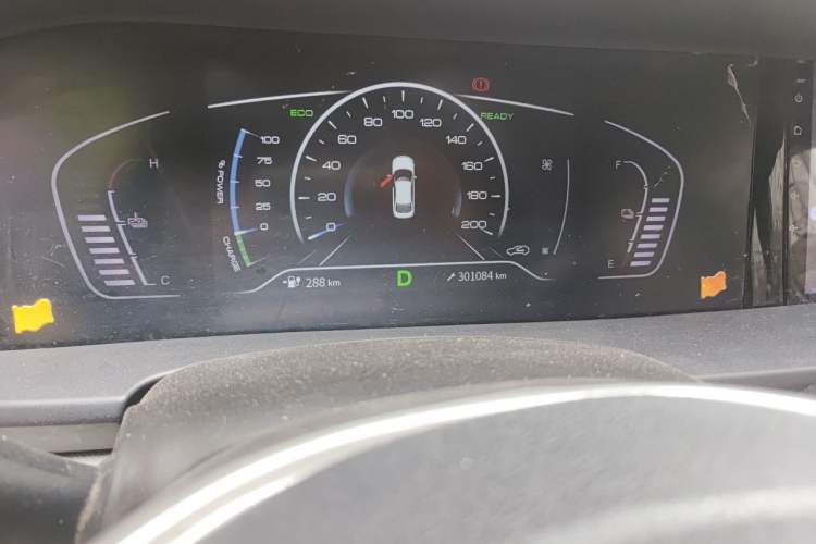 Used Dongfeng Aeolus E70 2021 500 PLUS Ultra-Comfort Edition Odometer Close Up