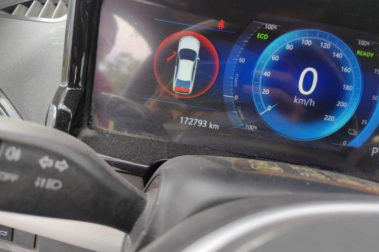 Used Dongfeng Aeolus E70 2021 500 Ultra-Comfort Edition Odometer Close Up