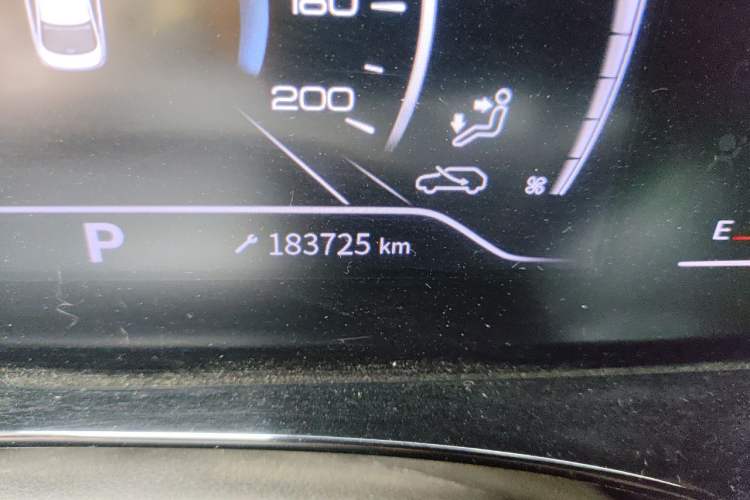 Used Dongfeng Aeolus E70 2021 Revised Version 500 Ultra-Comfort Edition Odometer Close Up