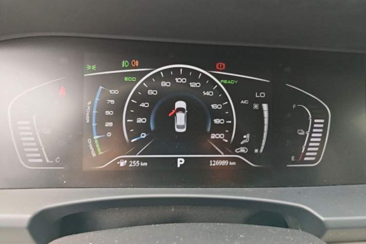 Used Dongfeng Aeolus E70 2021 Revised Version 360H Battery-Swap Edition Odometer Close Up