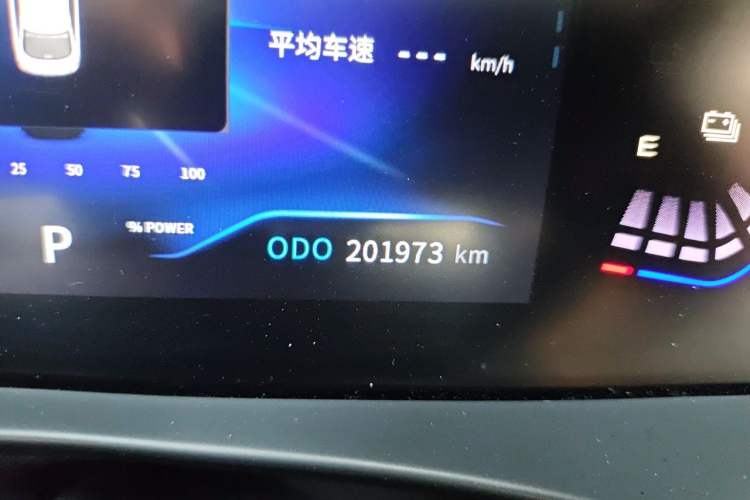 Used Dongfeng Aeolus E70 2021 Revised Version 3 500 Ultra-Comfort Edition Odometer Close Up