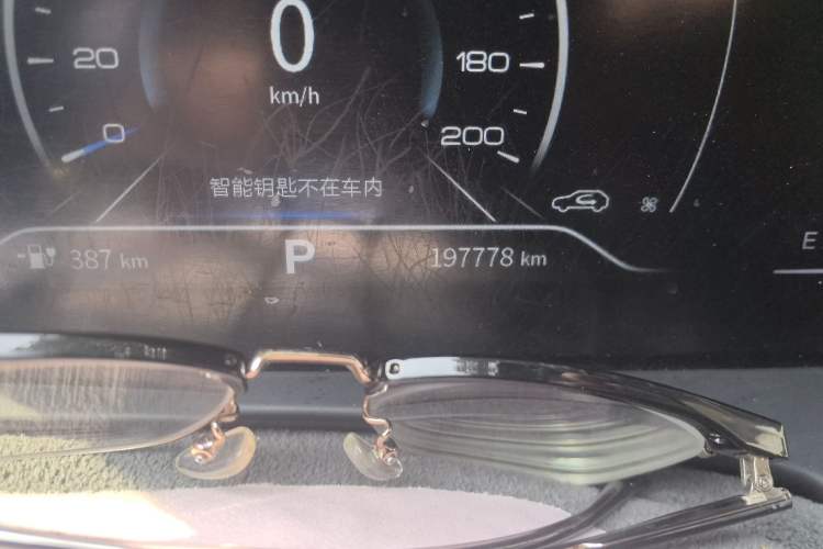 Used Dongfeng Aeolus E70 2021 Revised Version 3 500 Ultra-Comfort Edition Odometer Close Up