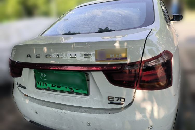 Used Dongfeng Aeolus E70 2021 Revised Version 360H Battery-Swap Edition Rear