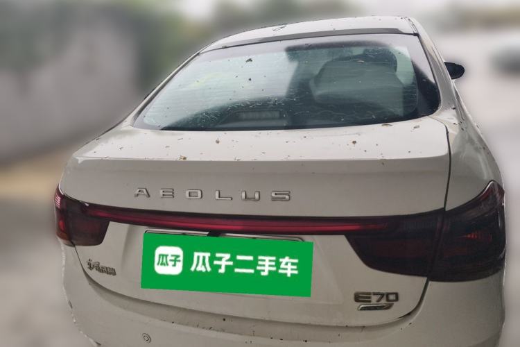 Used Dongfeng Aeolus E70 2021 Revised Version 3 500 Ultra-Comfort Edition Rear