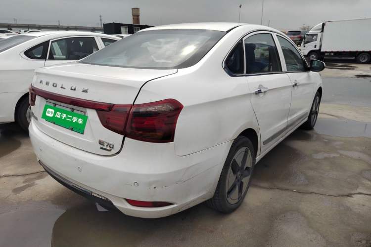 Used Dongfeng Aeolus E70 2021 Revised Version 500 Super Delight Edition Rear Right 45 Deg