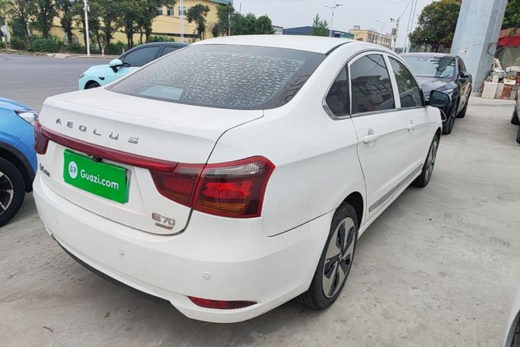 Used Dongfeng Aeolus E70 2021 Revised Version 3 500 Ultra-Comfort Edition Rear Right 45 Deg