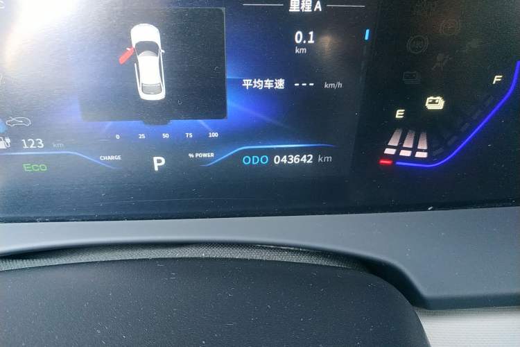 Used Dongfeng Aeolus E70 2022 500 Ultra-Enjoyment Edition Odometer Close Up