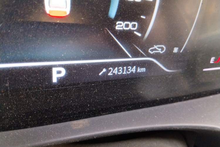 Used Dongfeng Aeolus E70 2022 500 Ultra-Enjoyment Edition Odometer Close Up